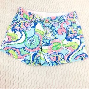 Lilly Pulitzer Callahan Shorts Size 0